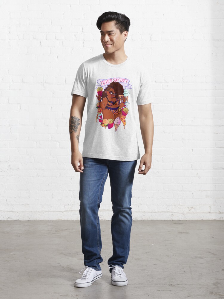 Alternate view of Never Say Diet Essential T-Shirt