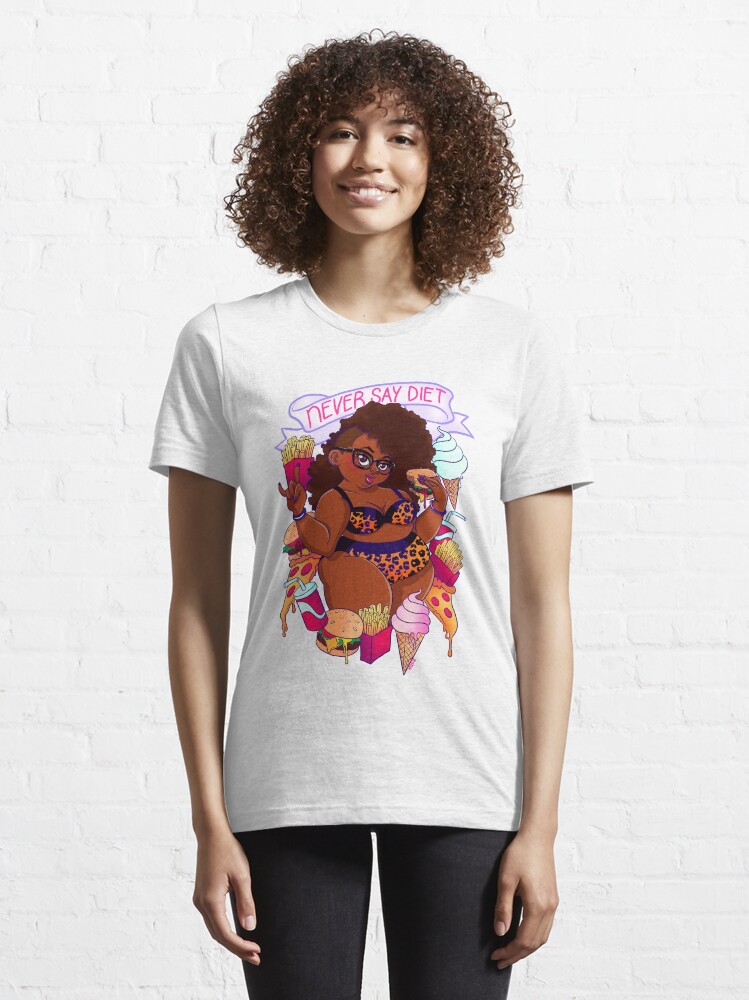 Alternate view of Never Say Diet Essential T-Shirt