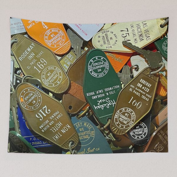 Item preview, Vintage Hotel Keys designed and sold by TheMightyEye.
