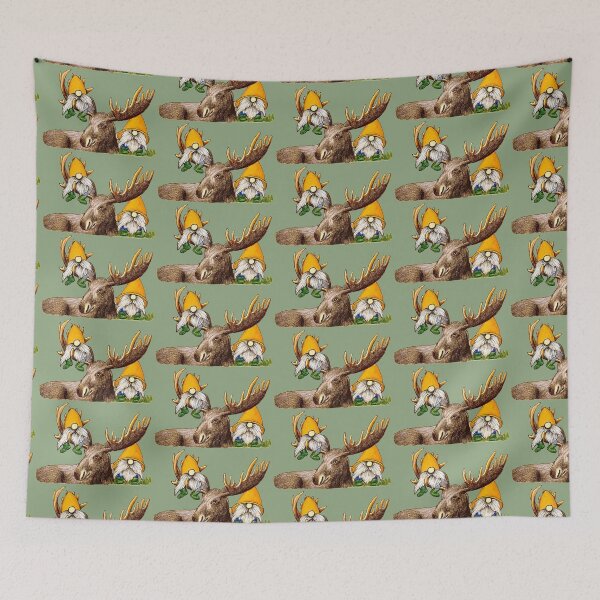 Item preview, Gnomes & Moose designed and sold by SarahCD13.