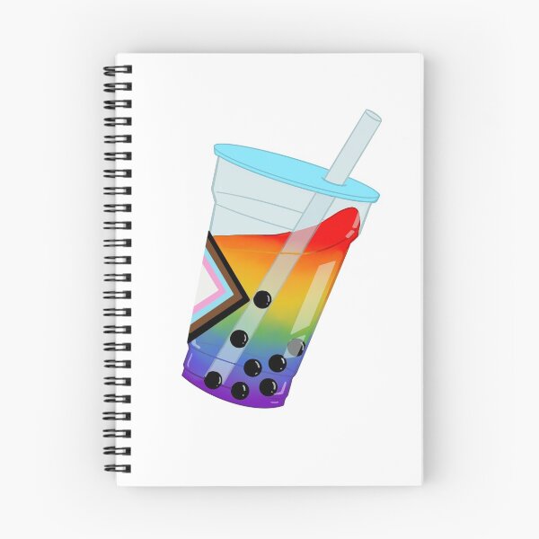 Item preview, Pride Flag Bubble Tea (Modern Version) designed and sold by KazsStickerShop.