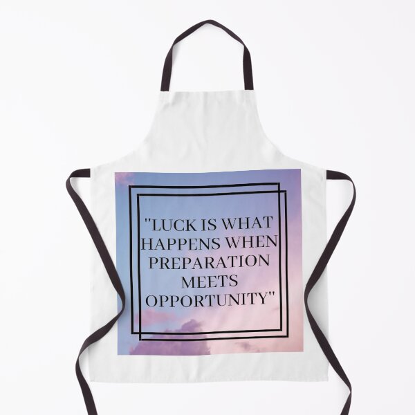 Item preview, luck is what happens when preparation meets opportunity Canvas Mounted Print designed and sold by CornerStore007.