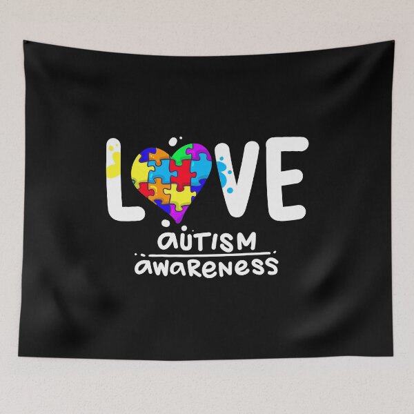 Item preview, Autism Awareness Love Heart Puzzle Gift designed and sold by TTFMerch.