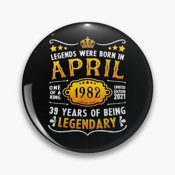 Item preview, Vintage April 39th Birthday For Men 1982 39 Years Old  designed and sold by beatabea.