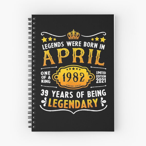 Item preview, Vintage April 39th Birthday For Men 1982 39 Years Old  designed and sold by beatabea.