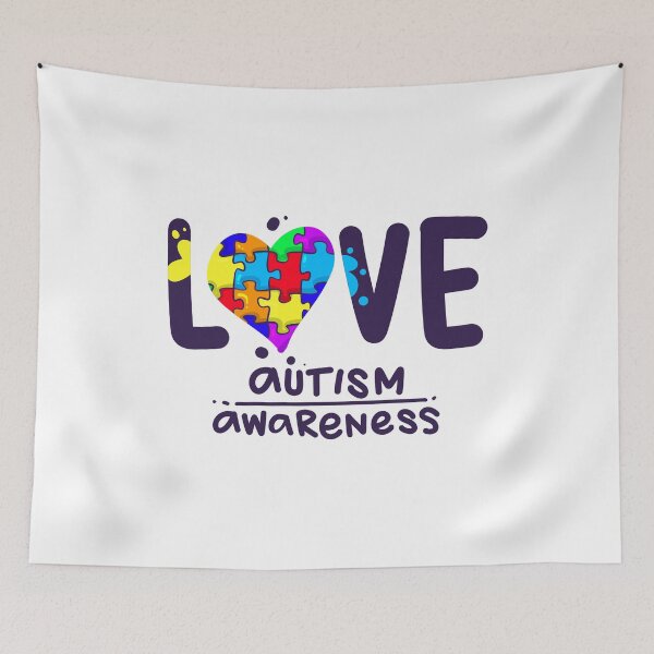 Item preview, Autism Awareness Love Heart Puzzle Gift designed and sold by TTFMerch.