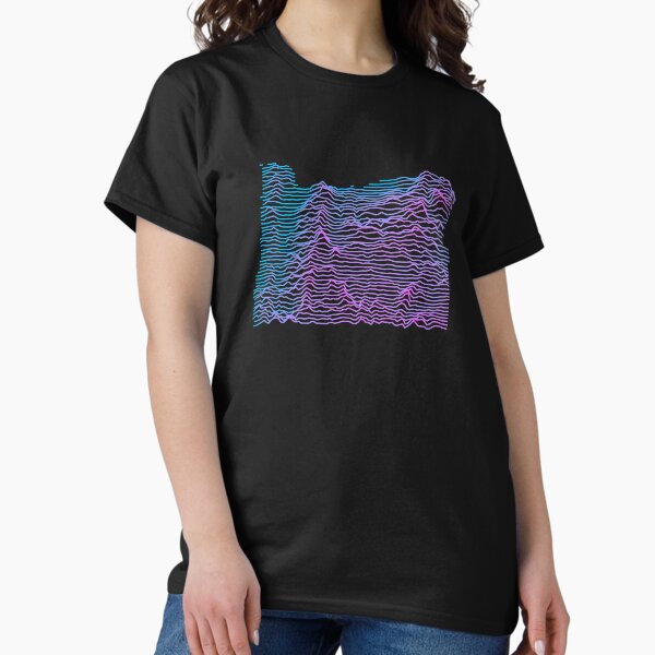 Item preview, Retro Oregon Topography Elevation Map Synthwave designed and sold by cstats.