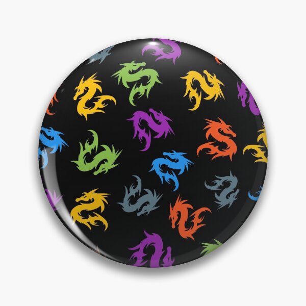Item preview, WHIMSICAL COLORFUL CHINESE DRAGON PATTERN designed and sold by samArtline.