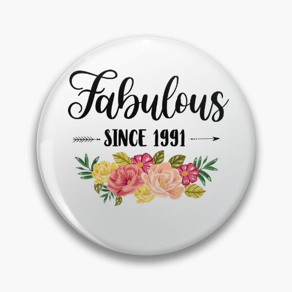 Item preview, 30th Birthday Gifts Women 30 Year Old Fabulous Since 1991 designed and sold by cadieuxart.
