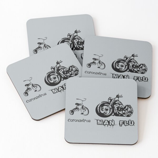 Item preview, Coronavirus COVID-19 Man Flu Bikes Comparison designed and sold by BOLD-Australia.