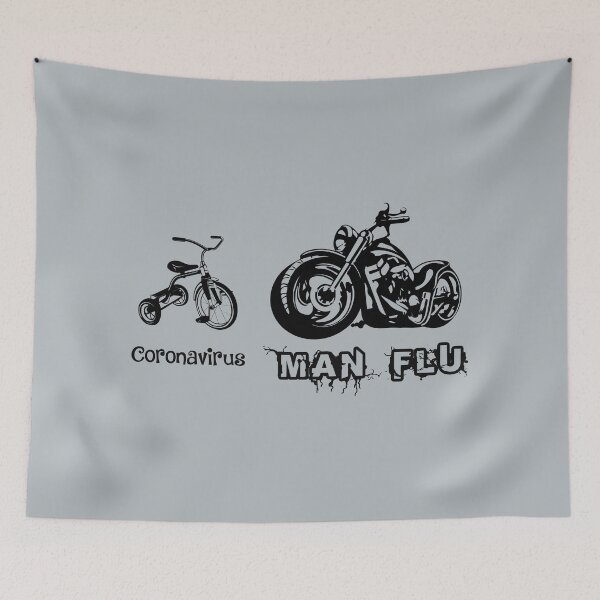 Item preview, Coronavirus COVID-19 Man Flu Bikes Comparison designed and sold by BOLD-Australia.