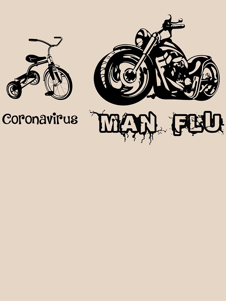 Coronavirus COVID-19 Man Flu Bikes Comparison by BOLD-Australia