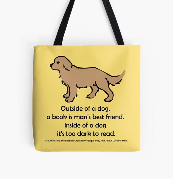 Man's Best Friend All Over Print Tote Bag