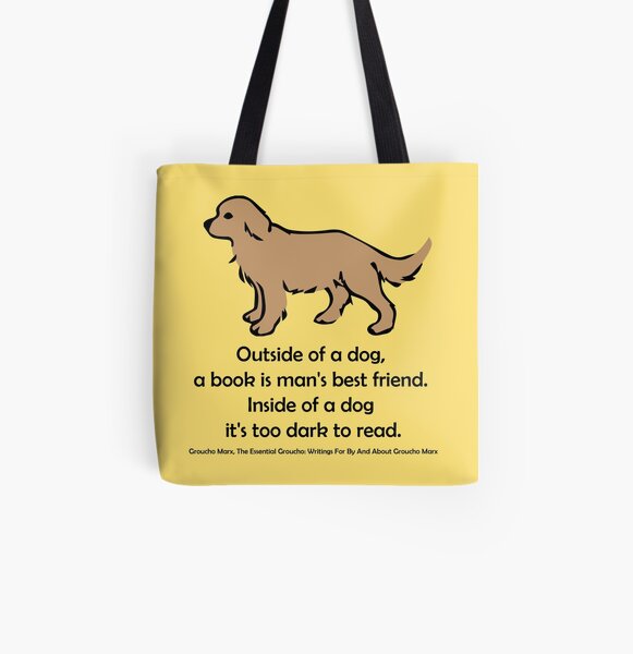 Man's Best Friend All Over Print Tote Bag