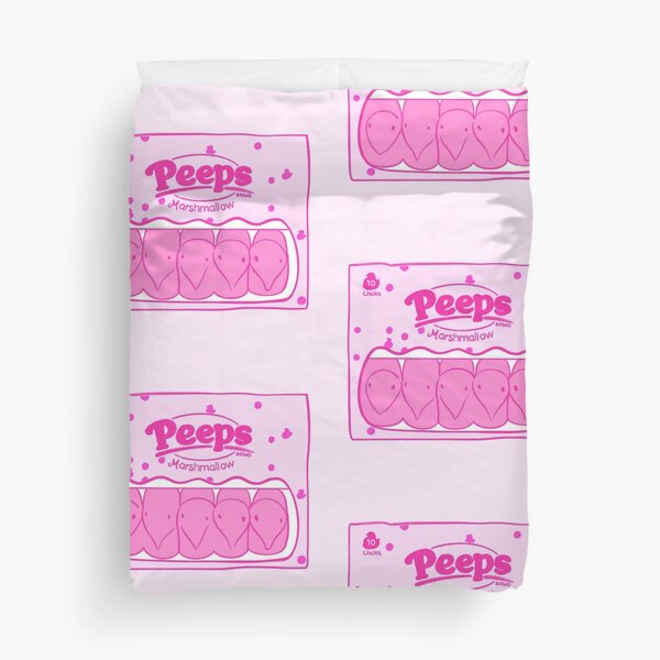 Marshmallow Peeps Duvet Cover