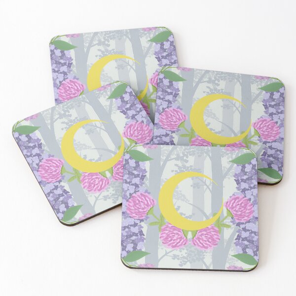 Item preview, Moon&Flowers designed and sold by midnighthour66.