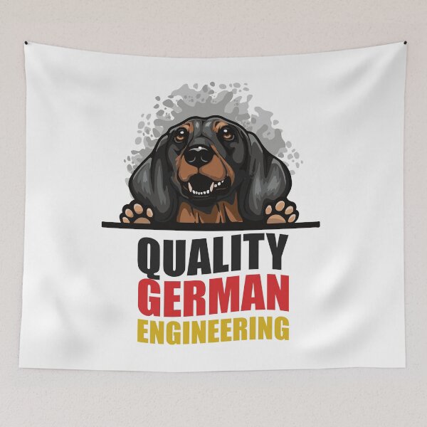 Item preview, Dachshund Quality German Engineering Cute And Finest Dachshund designed and sold by HumbleShirt.