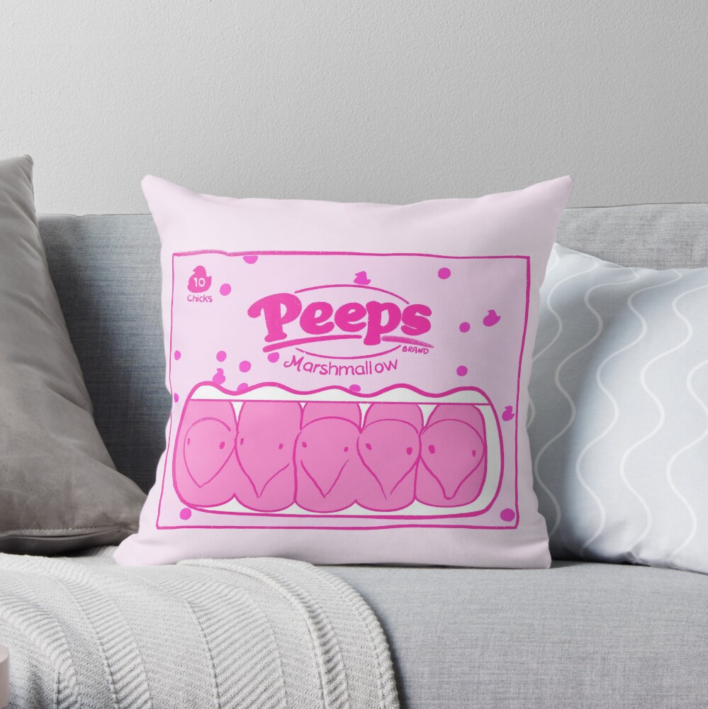 marshmallow peep pillow