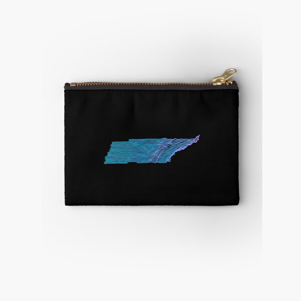 Item preview, Retro Tennessee Topography Elevation Map Synthwave designed and sold by cstats.