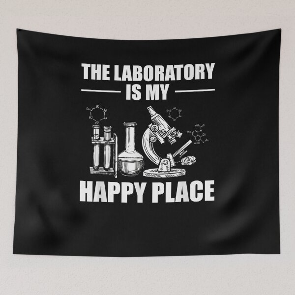 Item preview, The Laboratory Is My Happy Place Chemistry  designed and sold by beatabea.