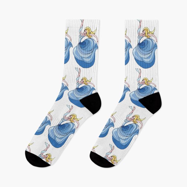 Item preview, Girl Dancing With Blue Color Dress designed and sold by iTrending.