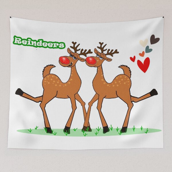 Item preview, Reindeers  designed and sold by Shirley cute art .