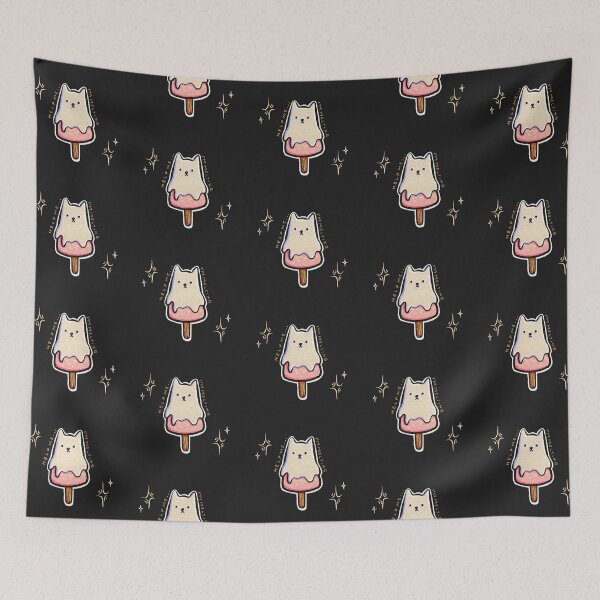 Item preview, ICE CREAM CAT HELP ME I'M MELTING CUTE KAWAII DESIGN designed and sold by Surreptica.
