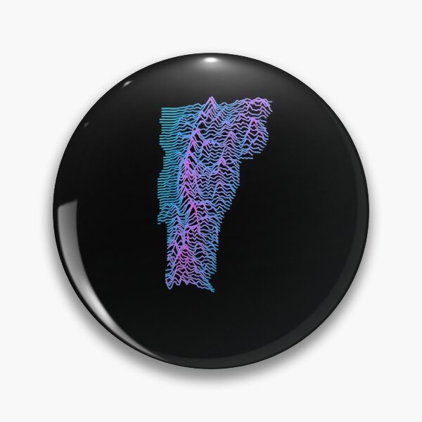 Item preview, Retro Vermont Topography Elevation Map Synthwave designed and sold by cstats.