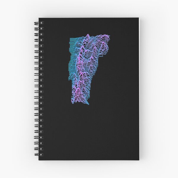 Item preview, Retro Vermont Topography Elevation Map Synthwave designed and sold by cstats.