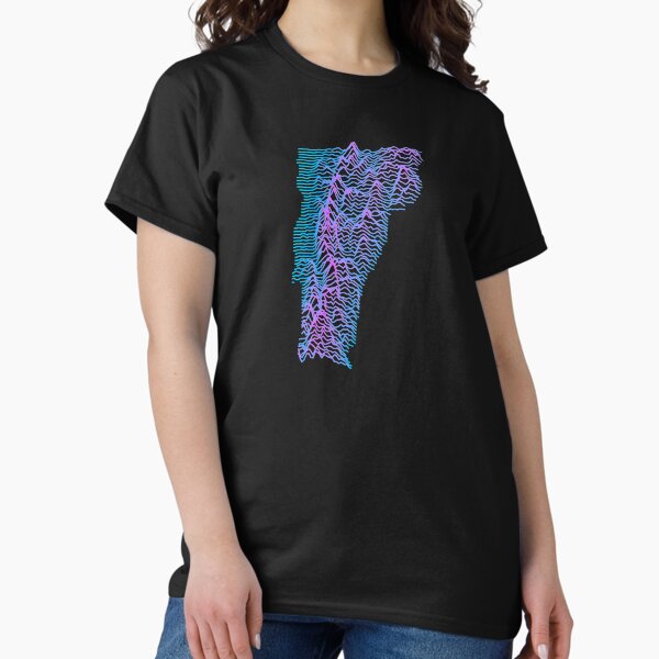 Item preview, Retro Vermont Topography Elevation Map Synthwave designed and sold by cstats.