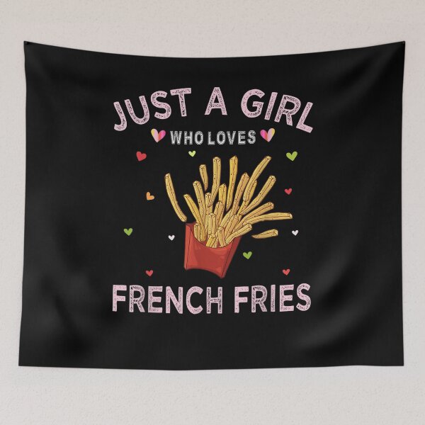 Item preview, Funny French Fries Lover Just A Girl Who Loves French Fries  designed and sold by beatabea.