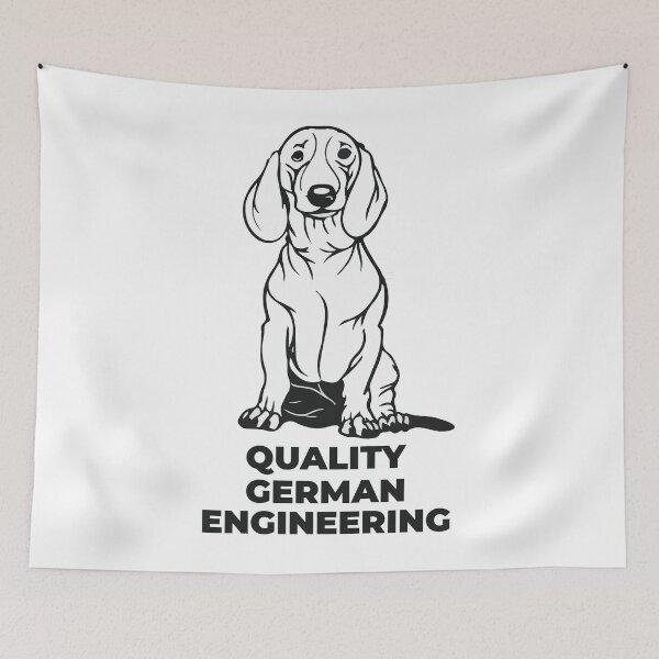 Item preview, Dachshund Quality German Engineering Cute And Finest Dachshund designed and sold by HumbleShirt.