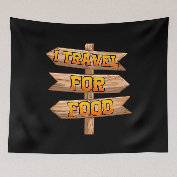 Item preview, Funny I Travel For Food Traveling Pun Foodie designed and sold by perfectpresents.