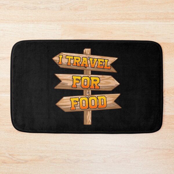 Item preview, Funny I Travel For Food Traveling Pun Foodie designed and sold by perfectpresents.
