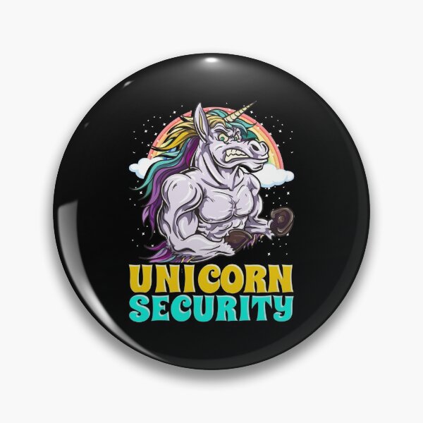 Item preview, Awesome Unicorn Security Rainbow Mythical Animal designed and sold by perfectpresents.