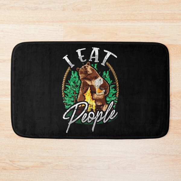 Item preview, Funny I Eat People Bear Cute Camping Nature Pun designed and sold by perfectpresents.