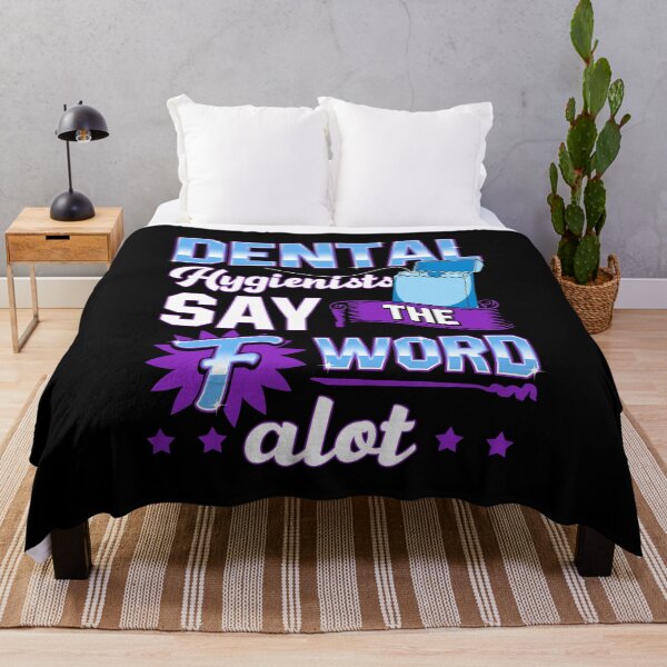 Item preview, Dental Hygienists Say The "F" Word Alot Floss Pun designed and sold by perfectpresents.
