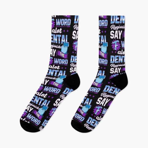 Item preview, Dental Hygienists Say The "F" Word Alot Floss Pun designed and sold by perfectpresents.