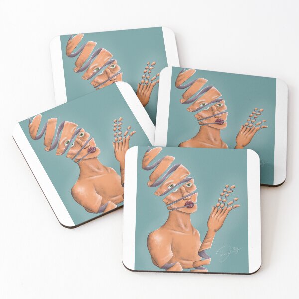 Item preview, Stage 2 abstract surrealist portrait designed and sold by serotonin-art.