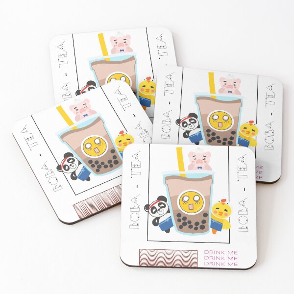 Item preview, Cute Kawaii Boba Tea with Friends Design  designed and sold by boopsblunt.