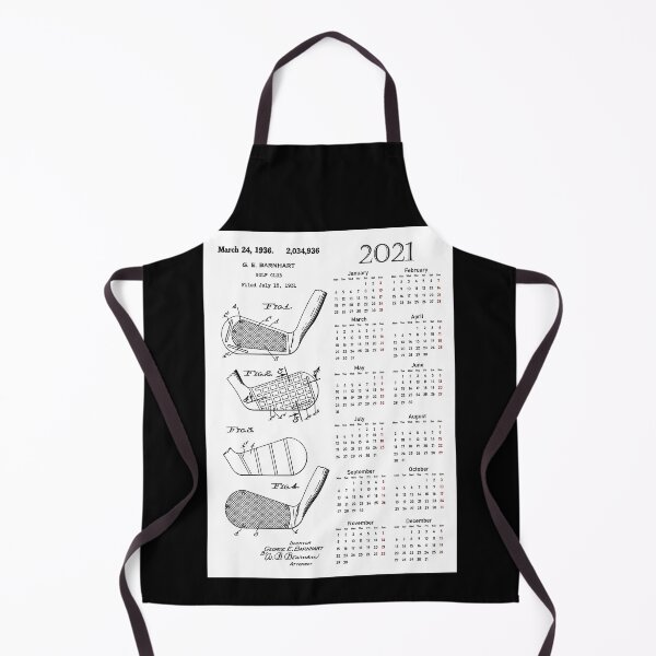 Item preview, Golf calendar 2021 designed and sold by Astralia.