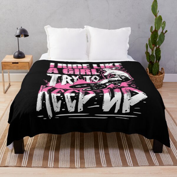 Item preview, I Know I Ride Like A Girl Funny Stunt Bmx Bike Girl designed and sold by beatabea.
