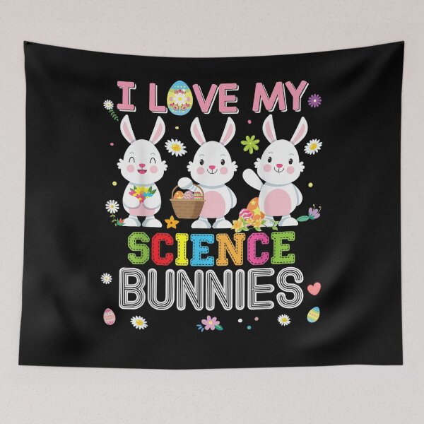 Item preview, I Love My Science Bunnies Easter Peeps Teacher Egg Hunting  designed and sold by beatabea.