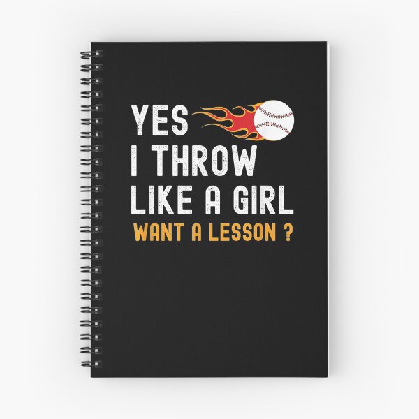 Item preview, Throw Like A Girl Softball Baseball Lesson Pitcher Catcher  designed and sold by beatabea.