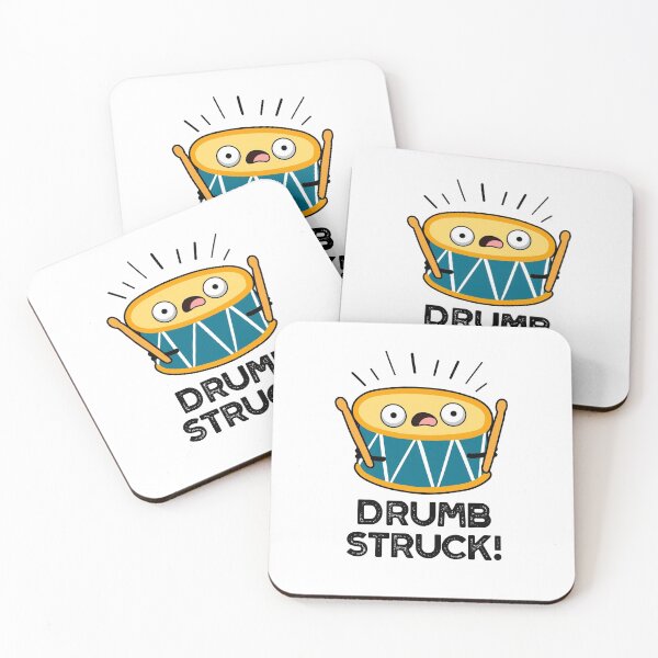 Item preview, Drumb Struck Funny Drummer Drum Puns  designed and sold by punnybone.