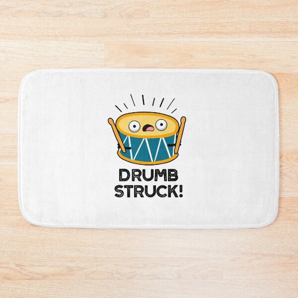 Item preview, Drumb Struck Funny Drummer Drum Puns  designed and sold by punnybone.