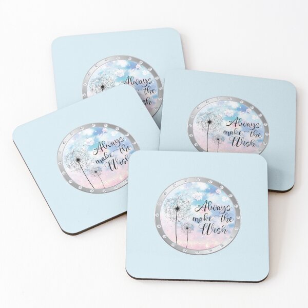 Item preview, Always Make the Wish! (on light blue) designed and sold by PawsitiveMum.