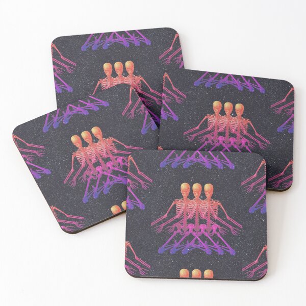 Item preview, Colorful Trippy Skeleton Design designed and sold by funkgoddesign.