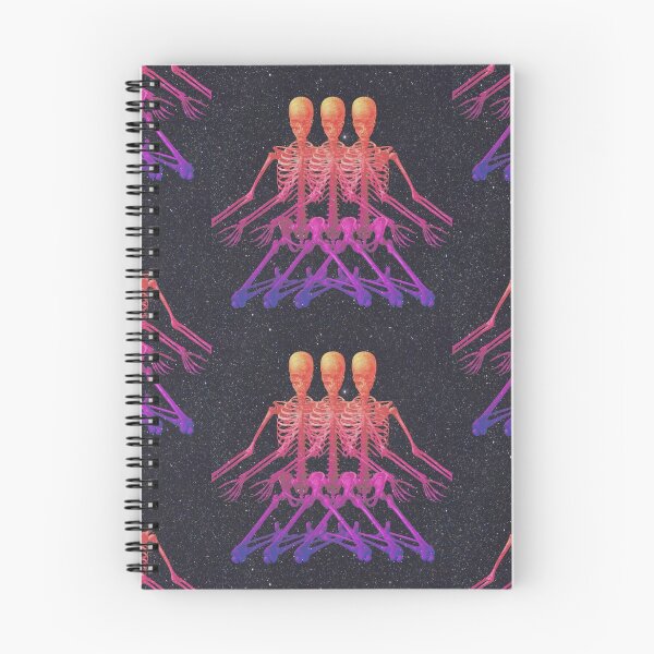 Item preview, Colorful Trippy Skeleton Design designed and sold by funkgoddesign.