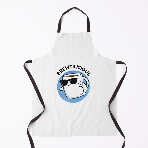 Item preview, Brew-tilicious Cute Coffee Puns designed and sold by punnybone.